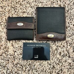 Dunhill wallet set.